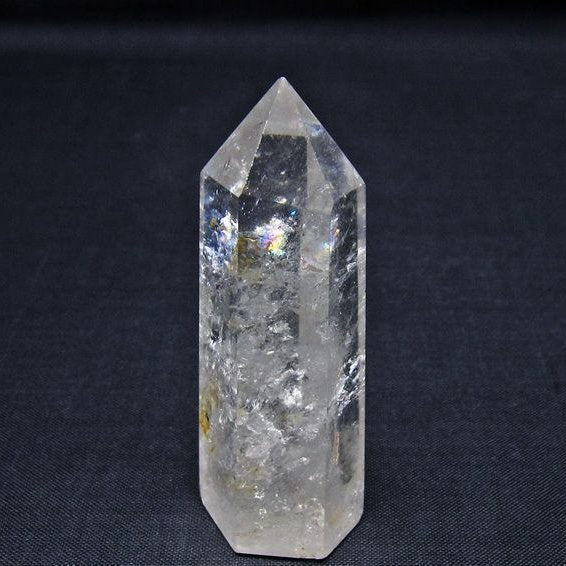 水晶 六角柱 ポイント 置物 一点物 142-11011