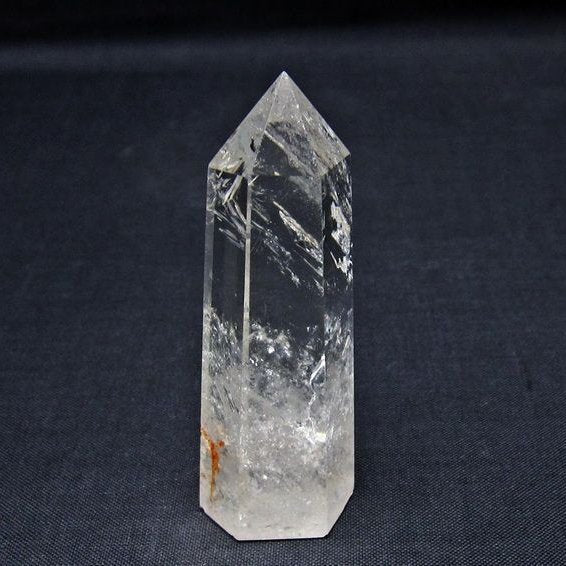 水晶 六角柱 ポイント 置物 一点物 142-11013