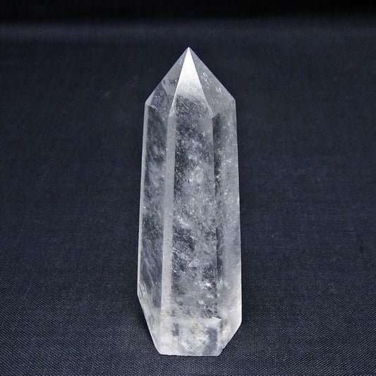 水晶 六角柱 ポイント 置物 一点物 142-11017