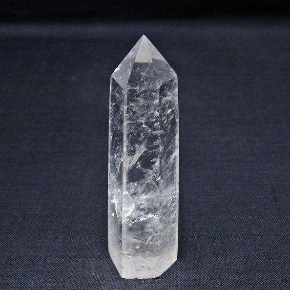 水晶 六角柱 ポイント 置物 一点物 142-11018