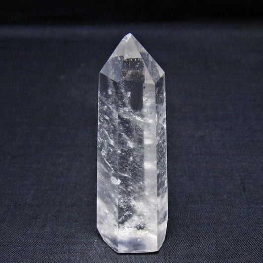水晶 六角柱 ポイント 置物 一点物 142-11020