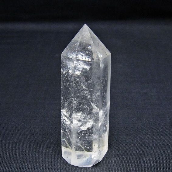 水晶 六角柱 ポイント 置物 一点物 142-11024