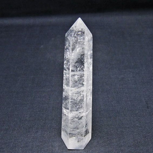 水晶 六角柱 ポイント 置物 一点物 142-11025