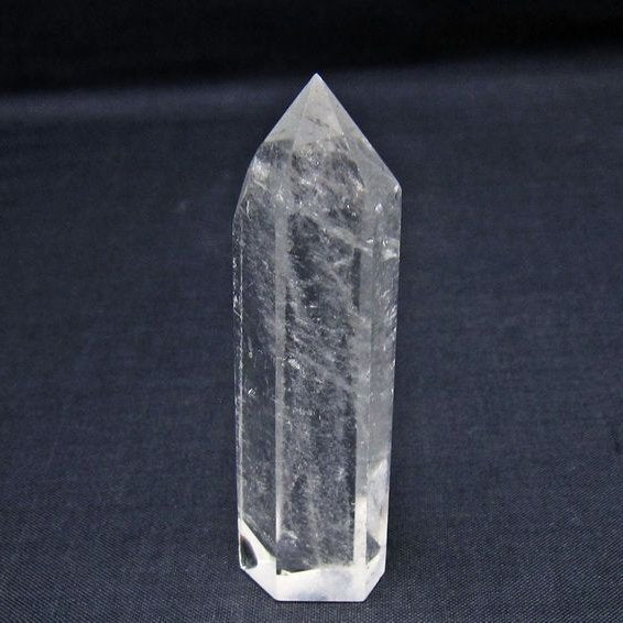 水晶 六角柱 ポイント 置物 一点物 142-11027