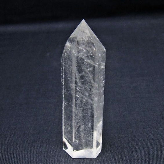 水晶 六角柱 ポイント 置物 一点物 142-11027