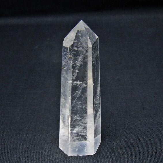 水晶 六角柱 ポイント 置物 一点物 142-11029