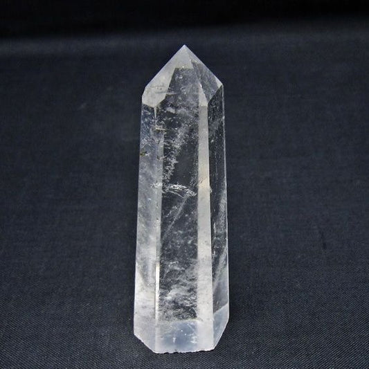 水晶 六角柱 ポイント 置物 一点物 142-11029