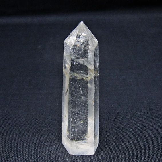 水晶 六角柱 ポイント 置物 一点物 142-11030