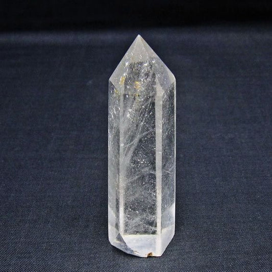 水晶 六角柱 ポイント 置物 一点物 142-11031