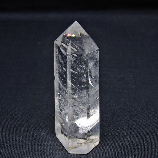水晶 六角柱 ポイント 置物 一点物 142-11036