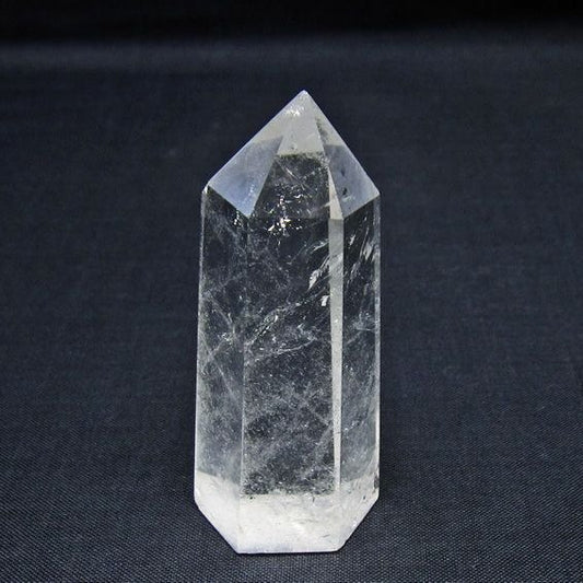 水晶 六角柱 ポイント 置物 一点物 142-11037