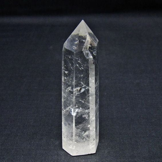 水晶 六角柱 ポイント 置物 一点物 142-11038