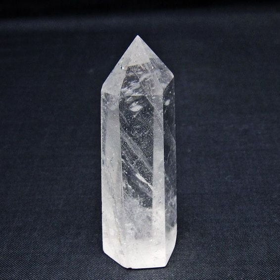 水晶 六角柱 ポイント 置物 一点物 142-11039