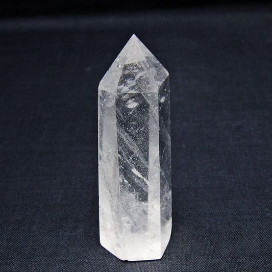 水晶 六角柱 ポイント 置物 一点物 142-11039