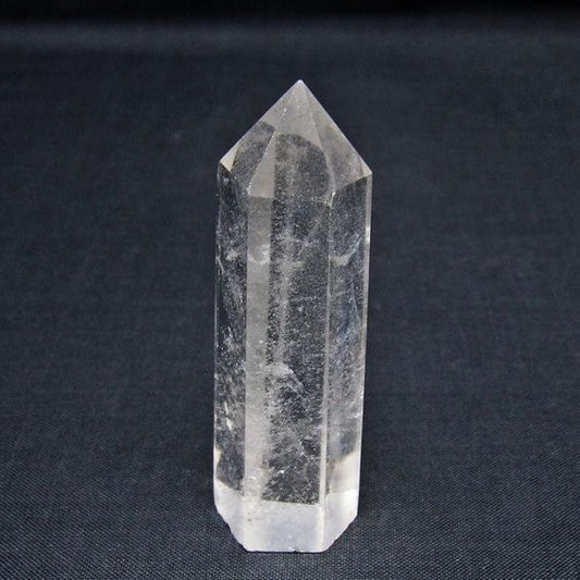 水晶 六角柱 ポイント 置物 一点物 142-11040