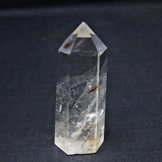 水晶 六角柱 ポイント 置物 一点物 142-11043
