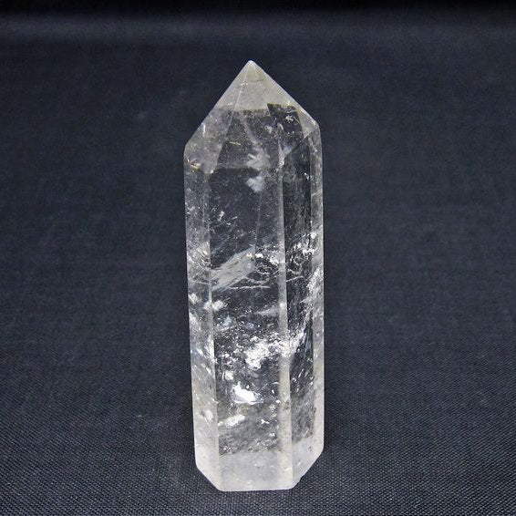 水晶 六角柱 ポイント 置物 一点物 142-11047