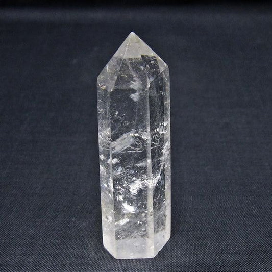 水晶 六角柱 ポイント 置物 一点物 142-11047
