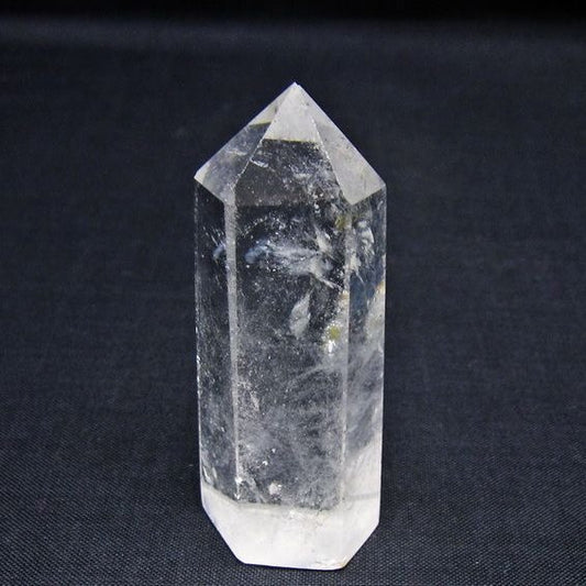 水晶 六角柱 ポイント 置物 一点物 142-11048
