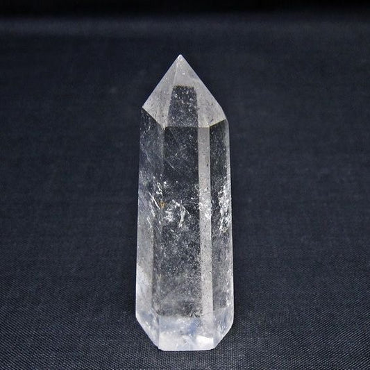 水晶 六角柱 ポイント 置物 一点物 142-11053