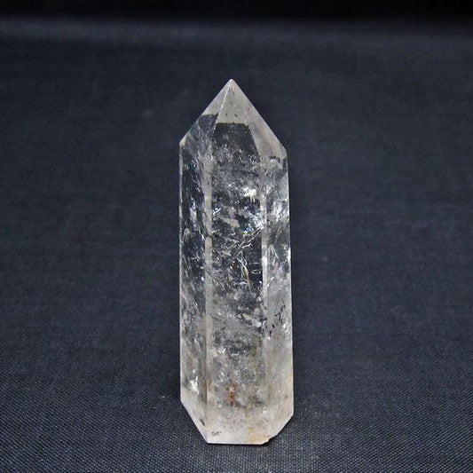 水晶 六角柱 ポイント 置物 一点物 142-11057