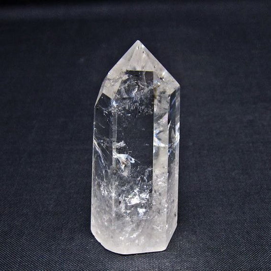 水晶 六角柱 ポイント 置物 一点物 142-11059