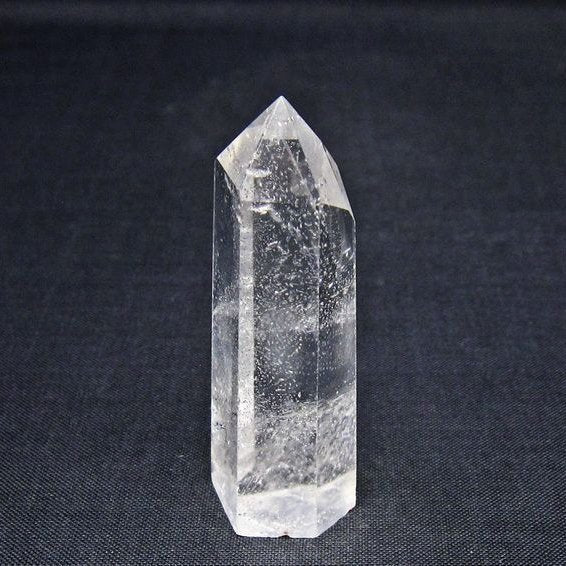 水晶 六角柱 ポイント 置物 一点物 142-11060