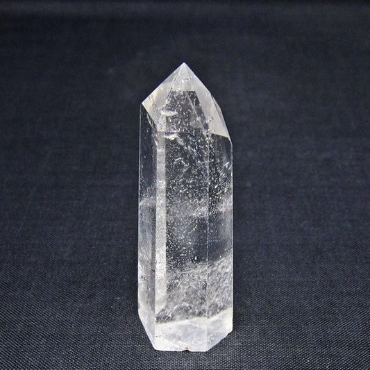 水晶 六角柱 ポイント 置物 一点物 142-11060