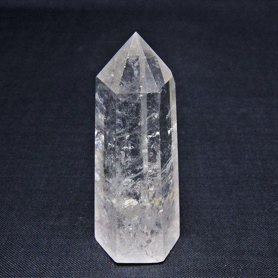 水晶 六角柱 ポイント 置物 一点物 142-11063