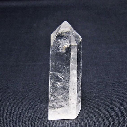 水晶 六角柱 ポイント 置物 一点物 142-11066