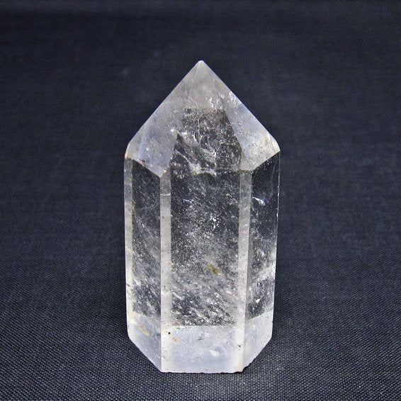 水晶 六角柱 ポイント 置物 一点物 142-11067