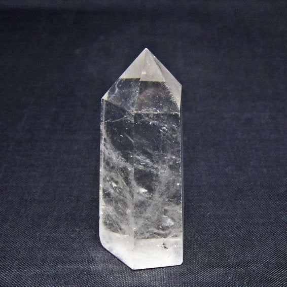 水晶 六角柱 ポイント 置物 一点物 142-11068