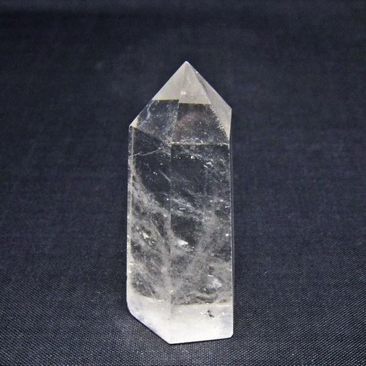 水晶 六角柱 ポイント 置物 一点物 142-11068