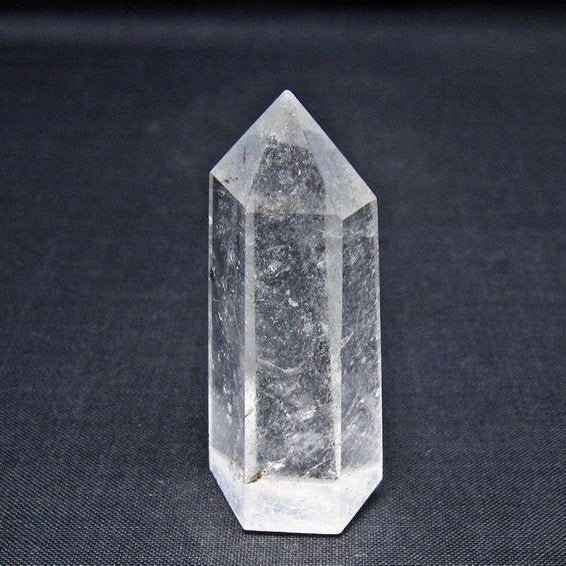水晶 六角柱 ポイント 置物 一点物 142-11069