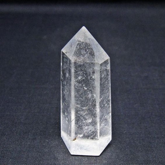 水晶 六角柱 ポイント 置物 一点物 142-11069