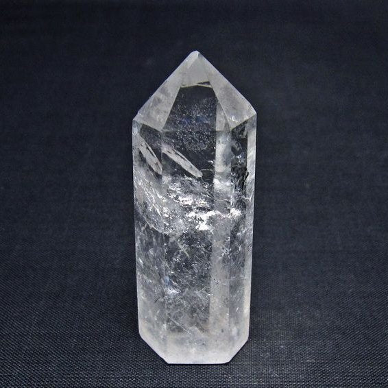 水晶 六角柱 ポイント 置物 一点物 142-11071