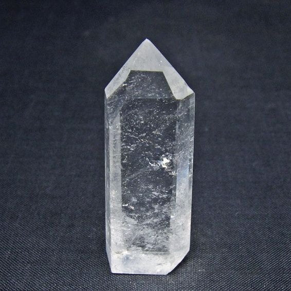 水晶 六角柱 ポイント 置物 一点物 142-11072