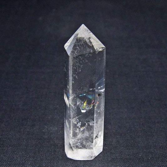 水晶 六角柱 ポイント 置物 一点物 142-11073