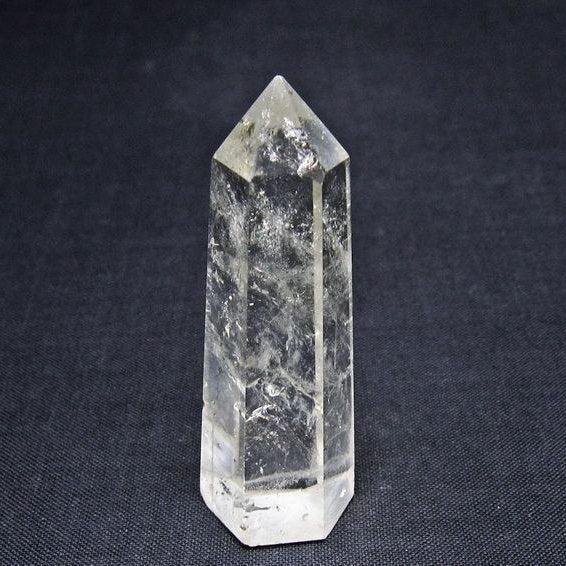 水晶 六角柱 ポイント 置物 一点物 142-11074