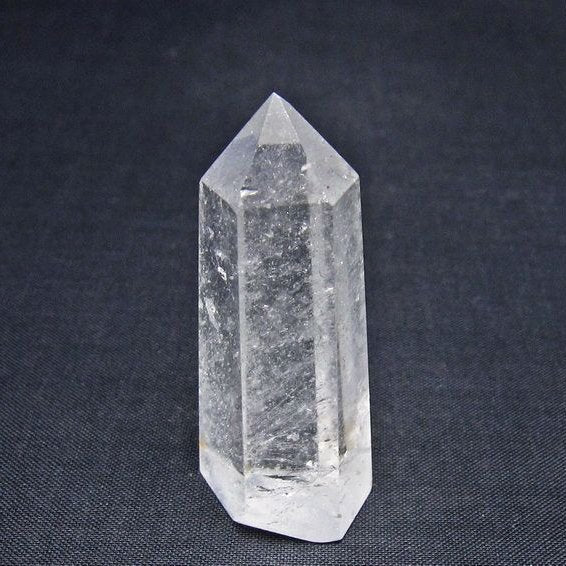 水晶 六角柱 ポイント 置物 一点物 142-11077