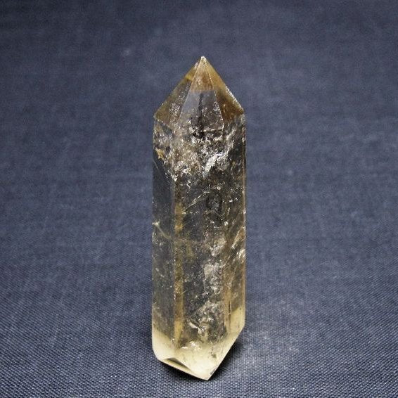 水晶 六角柱 ポイント 置物 一点物 142-11078
