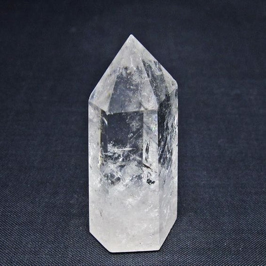 水晶 六角柱 ポイント 置物 一点物 142-11079