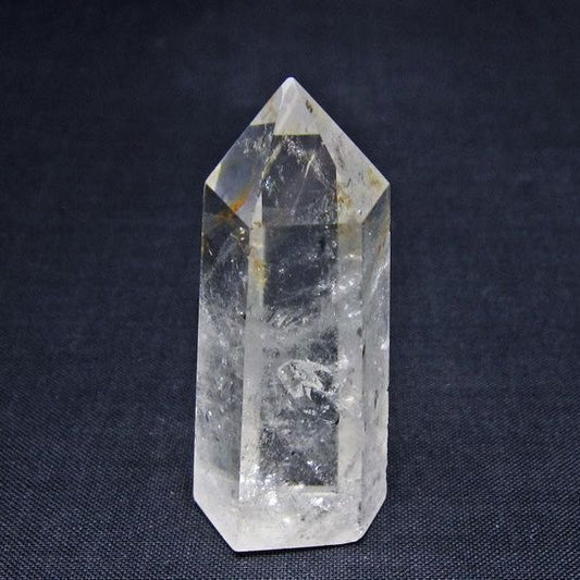 水晶 六角柱 ポイント 置物 一点物 142-11081