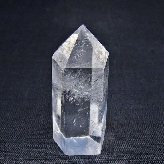水晶 六角柱 ポイント 置物 一点物 142-11082
