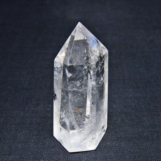 水晶 六角柱 ポイント 置物 一点物 142-11083