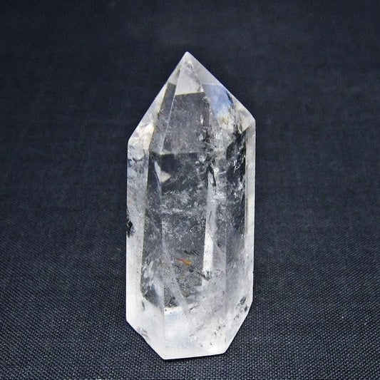 水晶 六角柱 ポイント 置物 一点物 142-11083