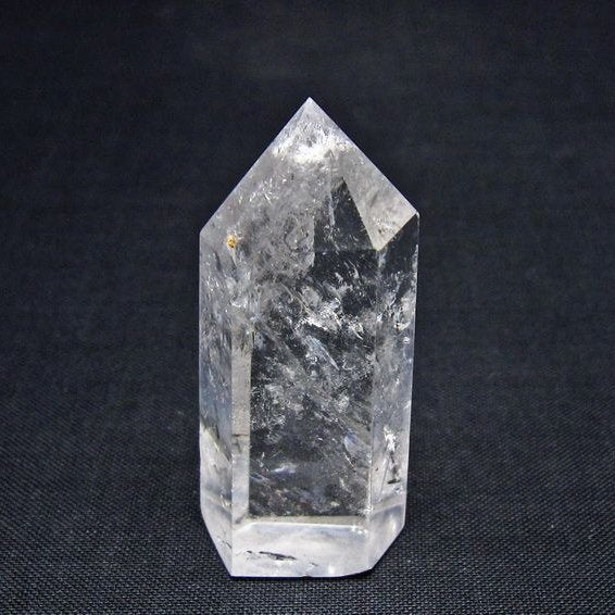 水晶 六角柱 ポイント 置物 一点物 142-11084