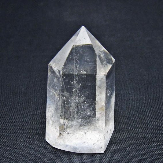 水晶 六角柱 ポイント 置物 一点物 142-11085