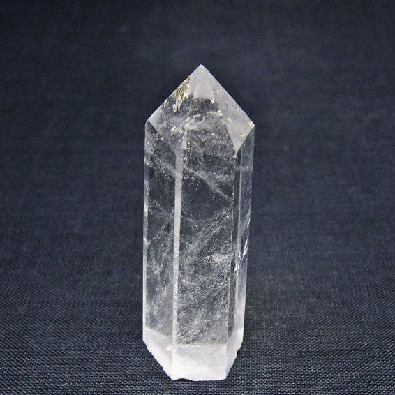 水晶 六角柱 ポイント 置物 一点物 142-11086