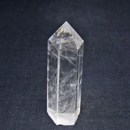 水晶 六角柱 ポイント 置物 一点物 142-11086
